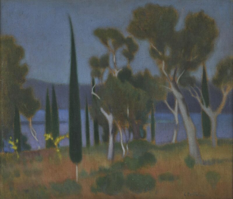 Τοπίο της Κέρκυρας, π. 1917Λάδι σε ύφασμα, 55,5 x 65 εκ.