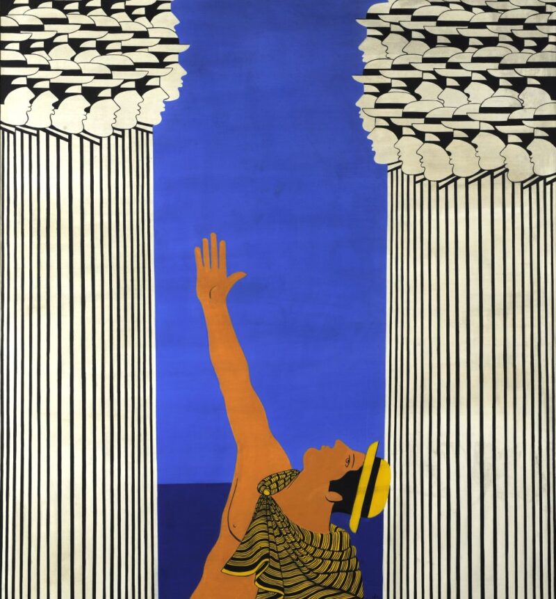 Συμπληγάδες (1988) Λάδι σε καμβά.Συλλογή Ευρωπαϊκού Πολιτιστικού Κέντρου Δελφών.